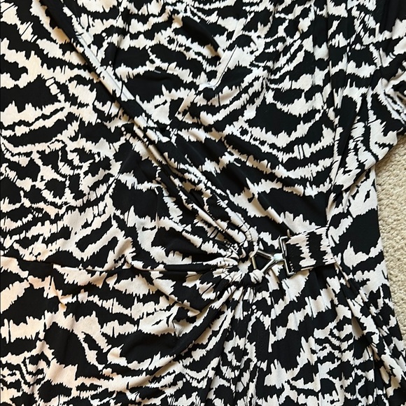 Alfani Black Sheath Dress with 3/4 Long Sleeves - Picture 3 of 5